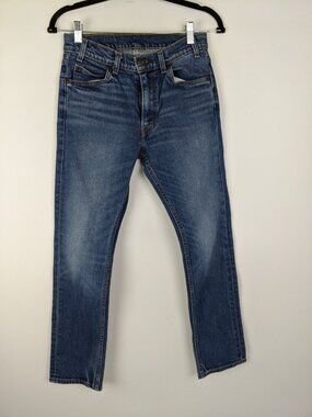 Levi's Women's 505C Orange Tab Straight Jeans Dark Wash Size 27